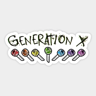 Generation X • Latchkey Kids Sticker